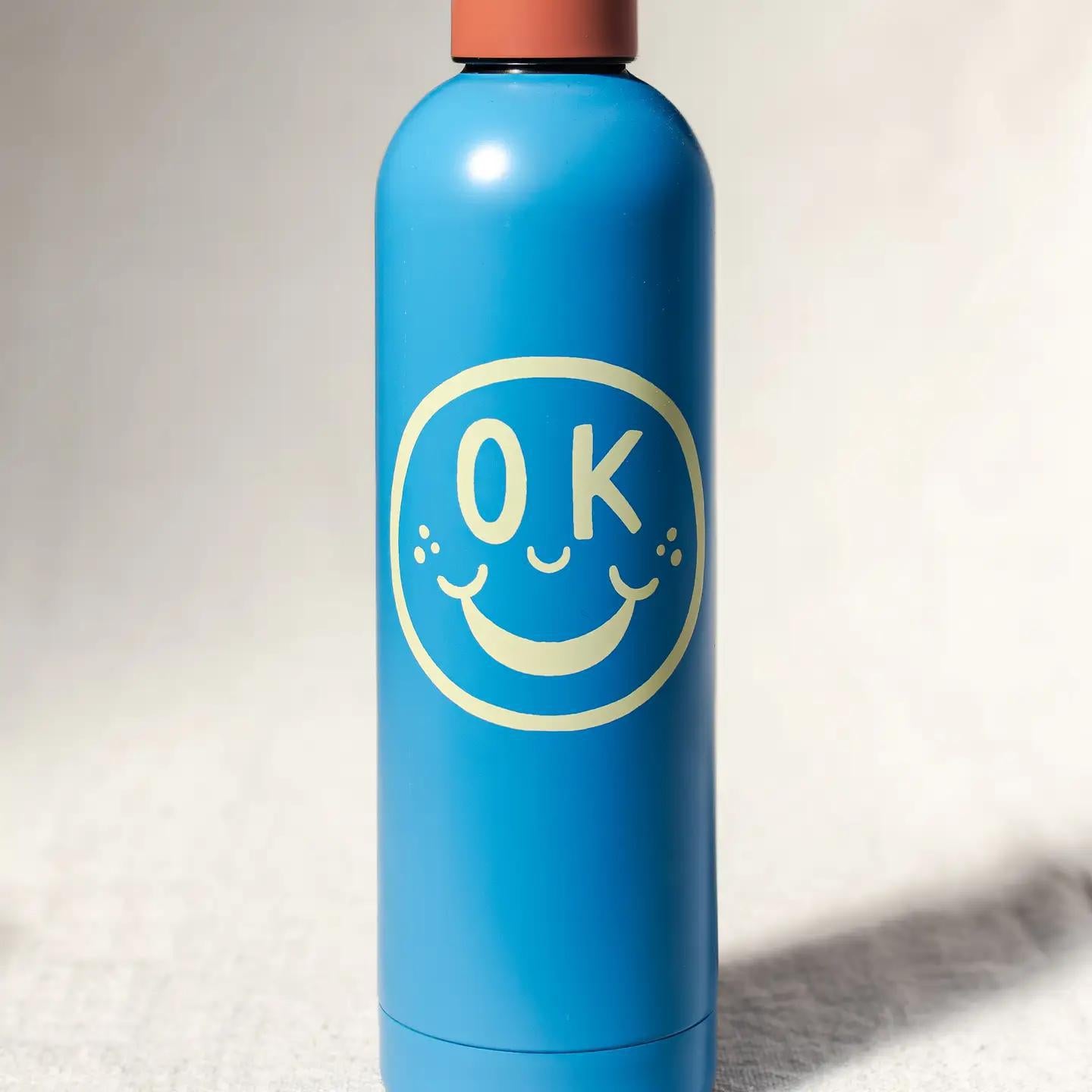 Shop Good A-Ok Smiley Water Bottle - Thumbnail 2